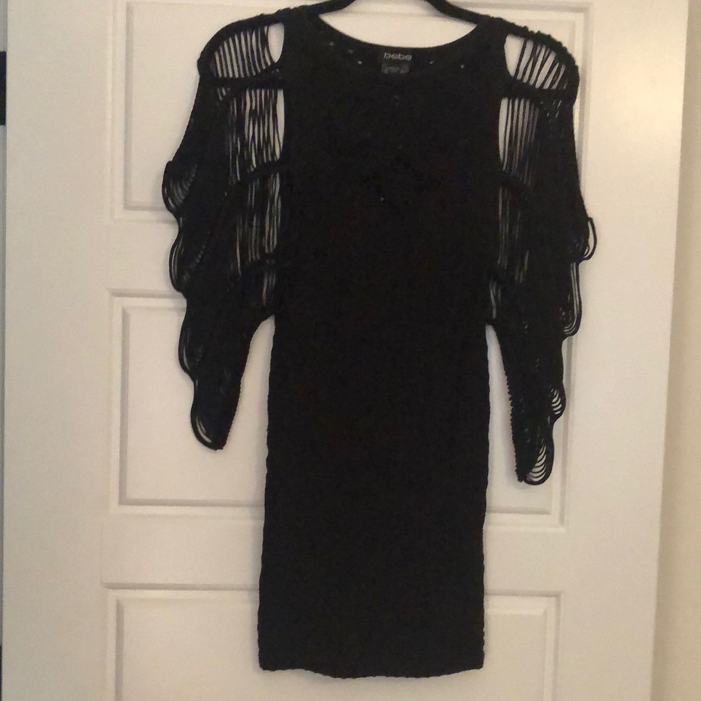 Black bebe dress